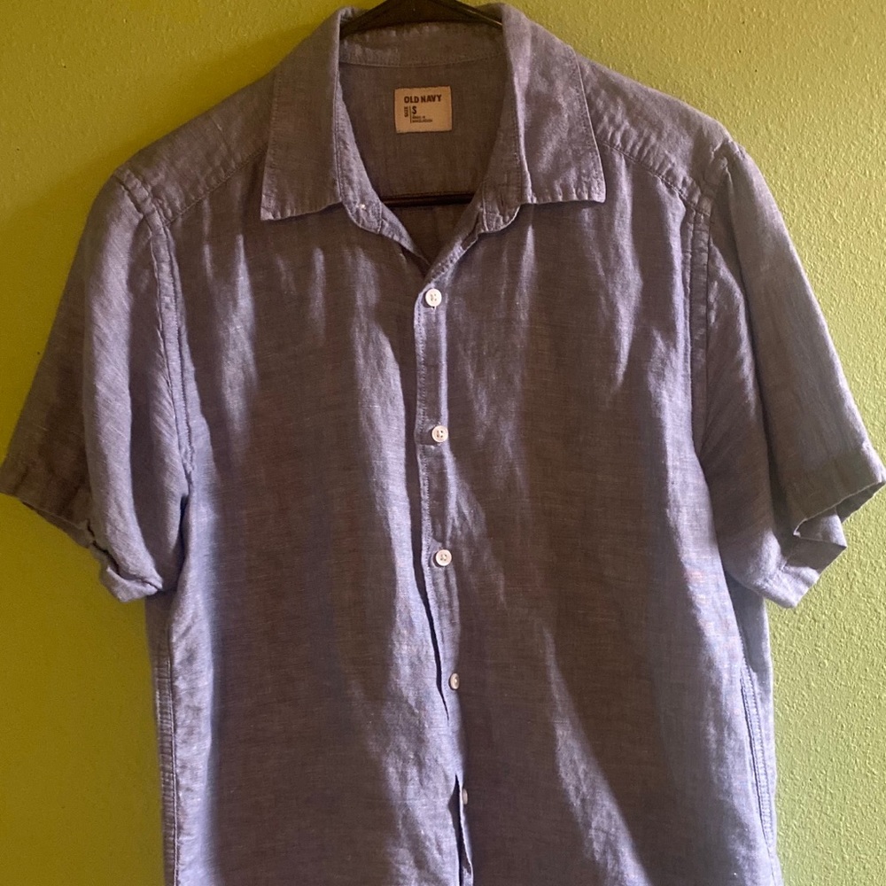 Old Navy size small linen blend casual shirt